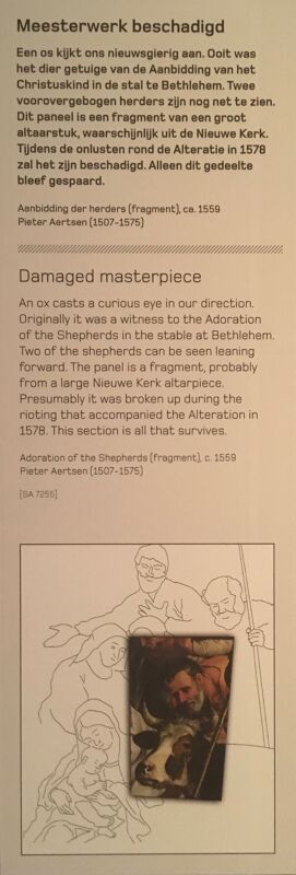 Adoration of the Shepherds (fragment), Pieter Aertsen, between 1549 and 1569