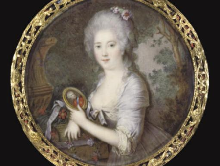 Miniature of Princess Frederikke of Denmark, Cornelius Hoeyer, circa 1792