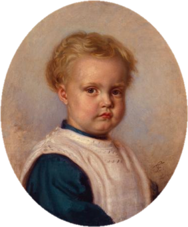 Príncipe Real D. Carlos (1866) - Gaetano Ferri, Carlos I of Portugal, 1866