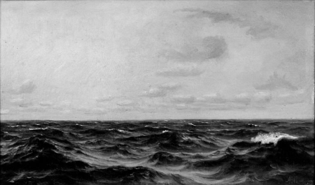 Eftermiddag på havet, Andreas Riis Carstensen, between 1859 and 1906