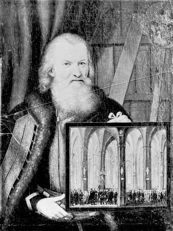 Self-portrait, Gabriel Ambrosius Donath, 1758