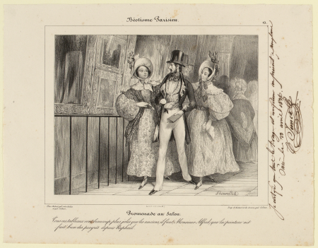Promenade au salon. N°13, G.10392(2), between 1799 and 1869