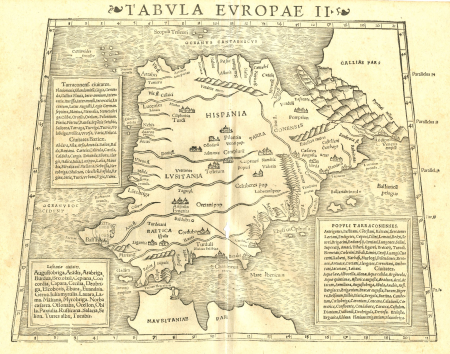 Print, title-page, map, Hans Holbein the Younger, between 1522 and 1540