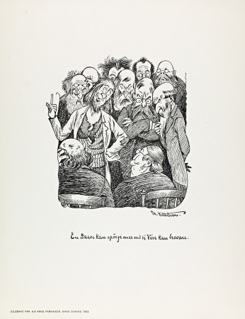 Ordsprog af Th. Kittelsen En Daare kan spørge mer end ti Vise kan besvare, Theodor Kittelsen