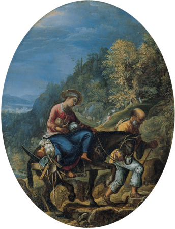 The Flight into Egypt, Adam Elsheimer, circa 1605