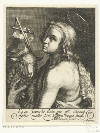 Johannes de Doper, RP-P-BI-1270A, Cornelis Bloemaert, circa 1625