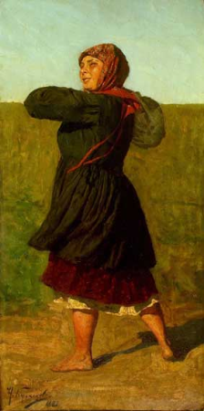Peasant woman (1882), Nikolai Dmitriyevich Kuznetsov, 1882