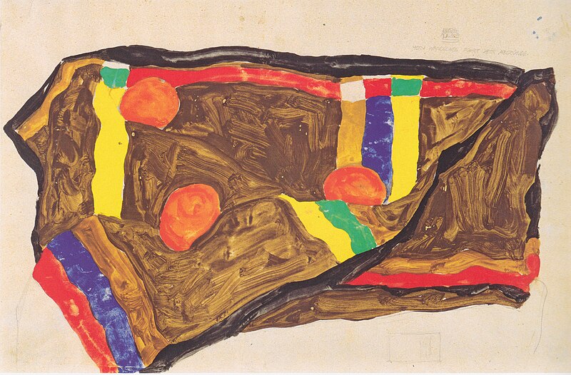 My path leads over abysses 17-5-1912, Egon Schiele