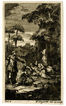 Print, frontispiece, William Hogarth, 1725