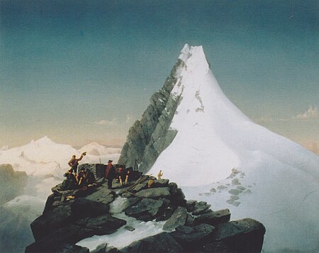 Großglockner from Adlersruhe, Marko Pernhart, circa 1860