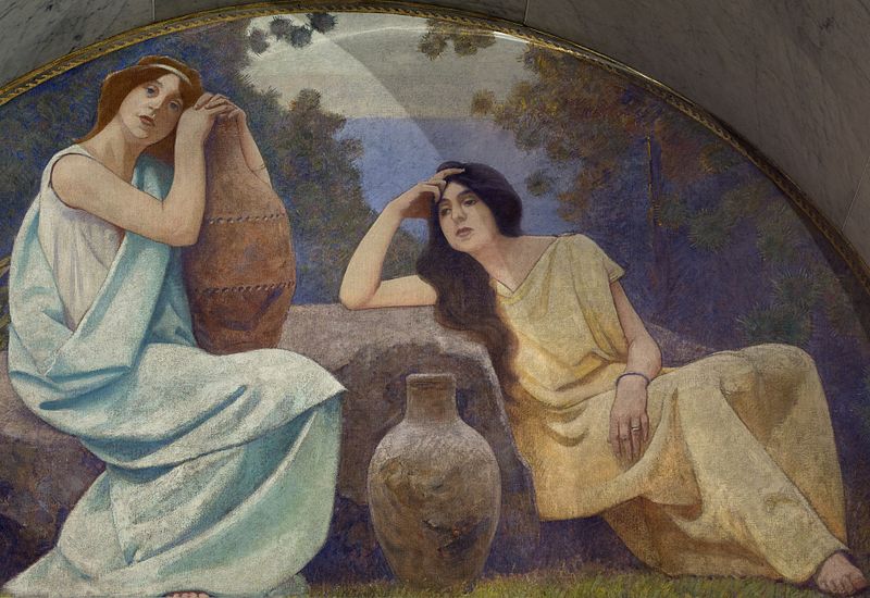 Rest-Pearce-Highsmith-detail-1, Charles Sprague Pearce, 1896