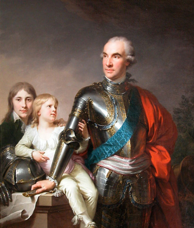 The Count Potocki and his sons, Johann Baptist von Lampi the Elder, 1790