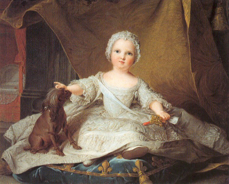 Portrait of Princess Marie Zéphyrine of France (1750-1755), Jean-Marc Nattier, circa 1751