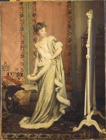 Before the Mirror, Pierre-Paul-Léon Glaize, 1873