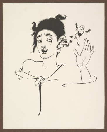 Grotesques by Aubrey Beardsley. Facsimile Platinum Prints by Frederick H. Evans from the Twelve Original Drawings in His Collection with a Portrait Frontispiece, Aubrey Beardsley, 1910s
