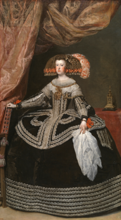 Portrait of Mariana of Austria, Diego Velázquez, between 1652 and 1653