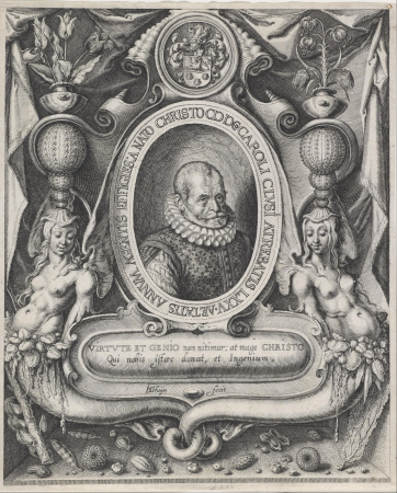 Portrait of Carolus Clusius (Charles de l'Écluse, 1526-1609), 1600/1601