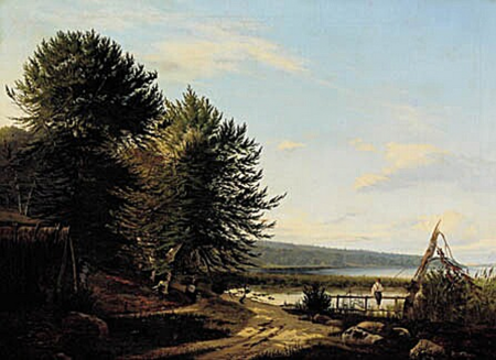 View from Kollekolle, Denmark., Frederik Rohde, 11 April 1837