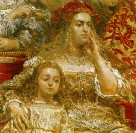 Hanging of the Sigismund bell at the Cathedral Tower in 1521 in Kraków, Jan Matejko, 1874