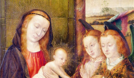 Madonna and Child with two angels, Jan Provoost, from 1510 until 1520