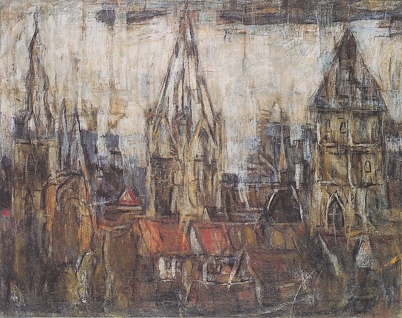 Türme von Soest, Christian Rohlfs, 1921