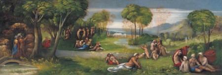 Aeneas at the Entrance to the Elysian Fields, Dosso Dossi, circa 1520