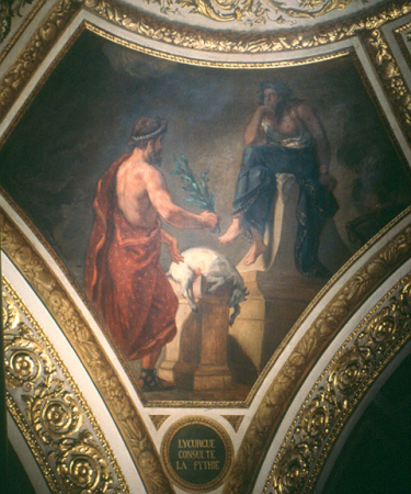 Delacroix - Lycurgue consulte la Pythie, Eugène Delacroix