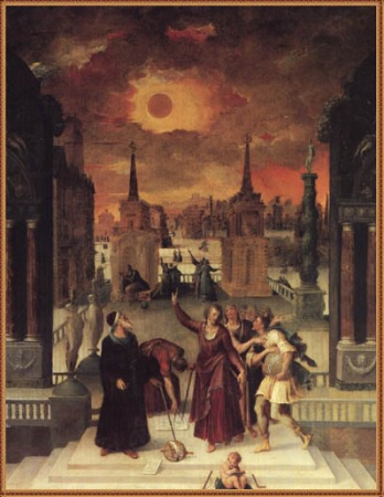 Dionysius the Areopagite Converting the Pagan Philosophers, Antoine Caron, 1570s