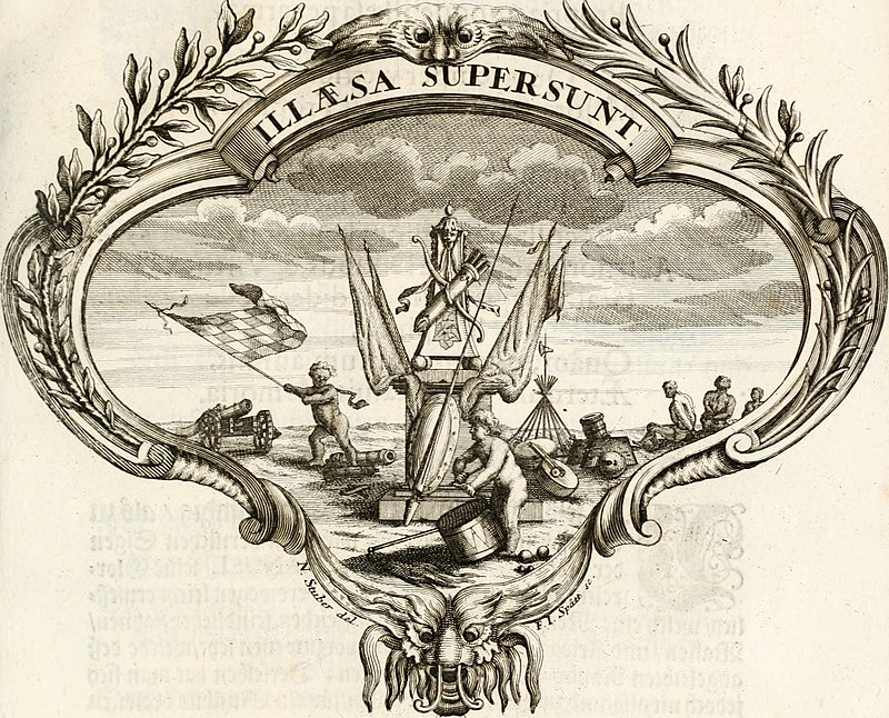 Magnus in ortu; maximus in meridie; major in occasu - semperque serenissimus principum sol Maximilianus Emanuel, utr. Bav. and Palat. Sup. Dux., Com. Pal. Rheni, S.R. Imp. Archidap. and Elector, (14747044905), 1727
