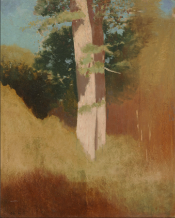 Trees in the Blue Sky, Odilon Redon, circa 1883