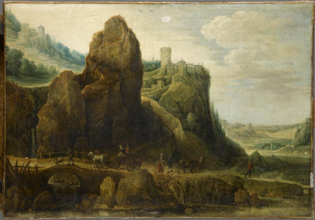 Mountainous landscape, Tobias Verhaecht, between 1610 and 1620