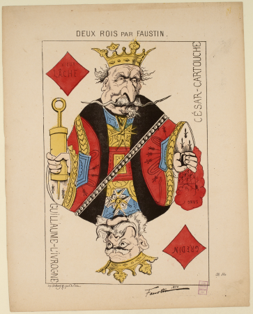 Deux rois par Faustin. QB.1470, Faustin Betbeder, En 1870