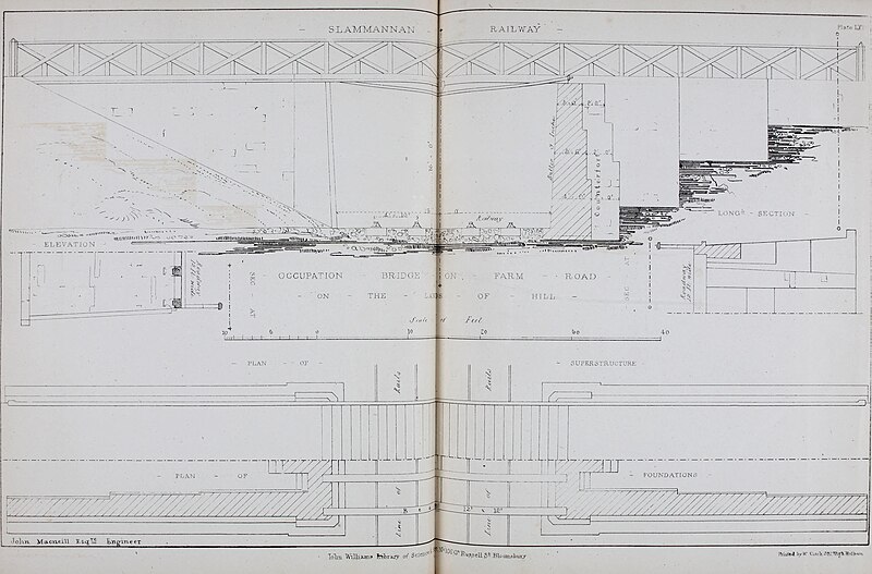 Railway practice. A collection of working plans and practical details of construction in the public works of the most celebrated engineers on the several railways, canals, and other public works (14571828348), Samuel Charles Brees, 1836