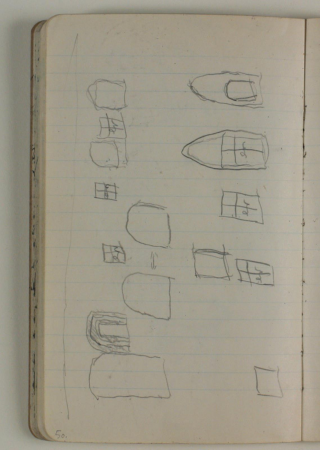 Various drawings. (By Anna Larsen Stevns ?), Niels Larsen Stevns