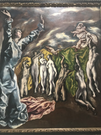L'Ouverture du cinquième sceau, El Greco, between 1608 and 1614