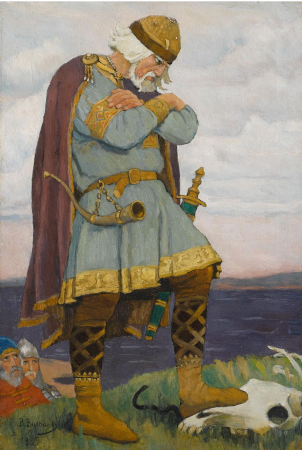 Wise Oleg by Vasnetsov (1899, Sotheby's), Viktor Vasnetsov, 1899