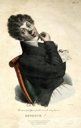 These are some little verses of my own, Traviès, between 1822 and 1840