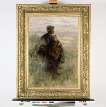 'Gazing into the Distance', Jozef Israëls, 1907