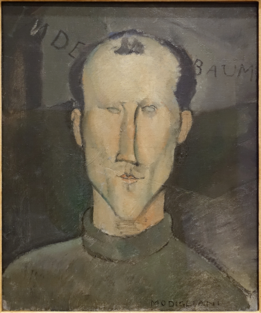 Leon Indenbaum by Amedeo Modigliani, 1916, oil on canvas - Princeton University Art Museum - DSC06971, Amedeo Modigliani