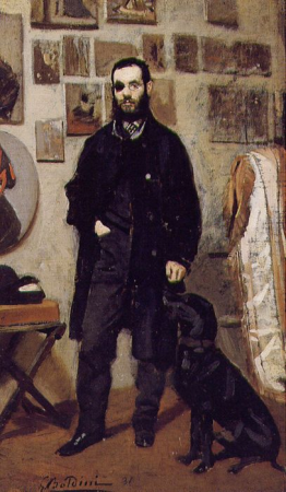 Portrait of Giuseppe Abbati, Giuseppe Abbati, 1865