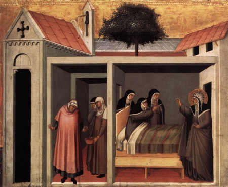 Beata Umiltà Heals a Sick Nun, Pietro Lorenzetti, circa 1341