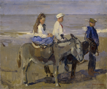 Boy and Girl on Donkeys, Isaac Israëls, from 1896 until 1901