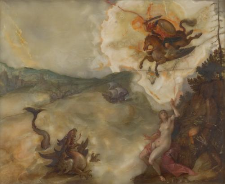 Liberation of Andromeda, release of the winds by Aeolus and Aeneas, Hans von Aachen, after 1600