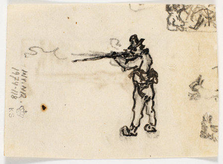 Skydende mand, Martinus Rørbye, 1847