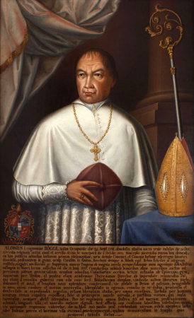 Portrait of Abbot Alois I. Röggl, Peter Rauth, 1851