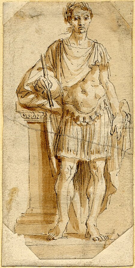 Study for a statue probably of Charles II or James II attributed to Peter Van Dievoet 02, between 1648 and 1687