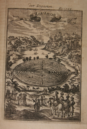 View of the Labyrinth of Crete, 1685, Alain Manesson Mallet, between 1683 and 1719