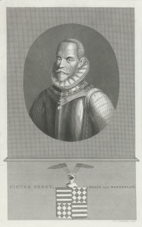 Portret van Peter Ernst graaf van Mansfeld, RP-P-1937-1415, J.F.C. Reckleben, between 1851 and 1853