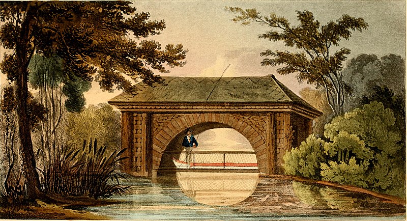 Hints on ornamental gardening - consisting of a series of designs for garden buildings, useful and decorative gates, fences, railroads, &c., accompanied by observations on the principles and theory of (14758115372), 1823