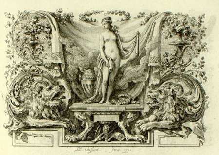 Preliminary vignette of book 10, French p. (Métam. Banier 1767), Pierre-Philippe Choffard, 1770